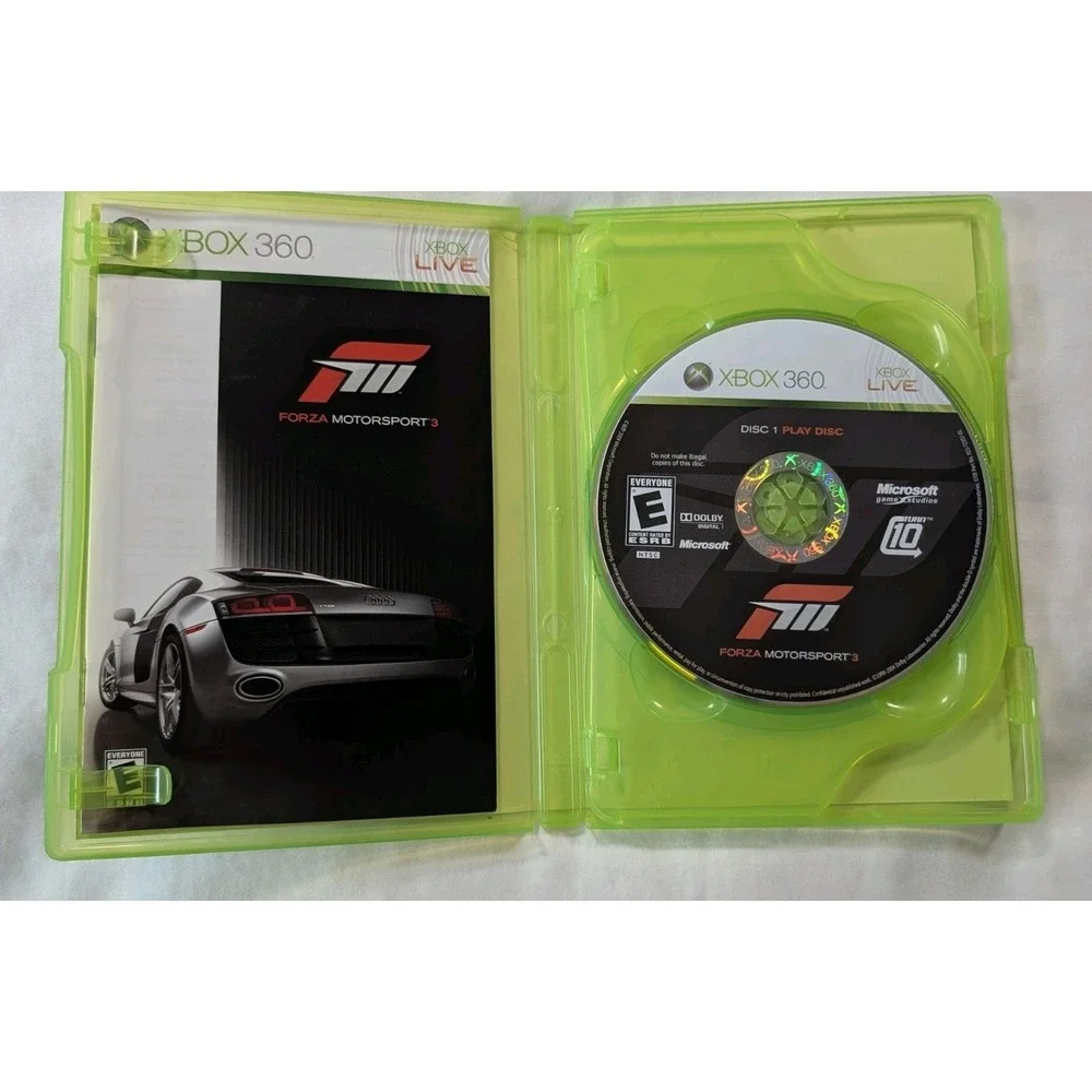 Forza Motorsport 3 (Microsoft Xbox 360, 2009) Complete CIB NFR Not For Resale